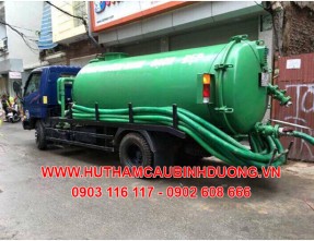 Hút hầm cầu Bến Cát uy tín - nhanh chóng - sạch sẽ