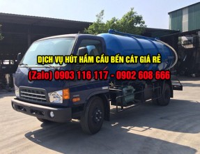 Dịch vụ hút hầm cầu chuyên nghiệp, sạch sẽ với giá tốt nhất tại Bến Cát