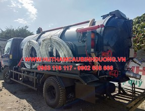 Hút hầm cầu, nạo vét hố ga giá rẻ chất lượng tại KCN Sóng Thần - Dĩ An