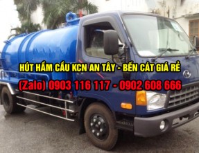 Hút hầm cầu An Tây Bến Cát giá rẻ uy tín - Gọi là có ngay - Hotline 0902 608 666