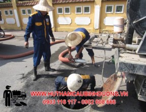 Dịch vụ thông cống nghẹt Định Thành Dầu Tiếng giá rẻ uy tín nhất