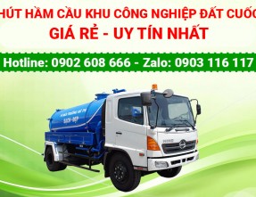 Hút hầm cầu KCN Đất Cuốc ✔️ GIÁ RẺ - CAM KẾT HÚT ĐÚNG KHỐI LƯỢNG