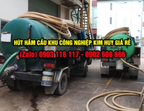 Đội xe hút hầm cầu uy tín giá rẻ tại kcn Kim Huy - Bình Dương