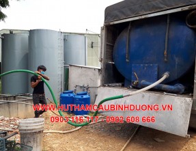 Đội xe hút hầm cầu uy tín với giá tốt nhất tại KCN Rạch Bắp - Bến Cát