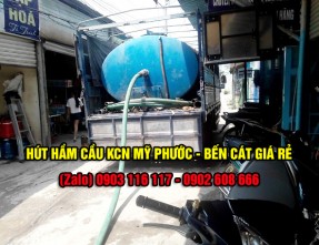 Chuyên nhận hút hầm cầu, nạo vét hố ga uy tín giá rẻ tại KCN Mỹ Phước 1,2,3