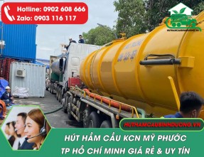 Hút Hầm Cầu KCN Mỹ Phước Uy Tín - Xe Chuyên Dụng Hiện Đại