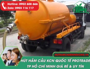 Hút Hầm Cầu KCN Quốc Tế Protrade Uy Tín, Giá Tốt, Phục Vụ 24/24