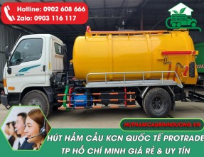 Hút Hầm Cầu KCN Protrade – Nhanh, Sạch, Không Làm Gián Đoạn Hoạt Động