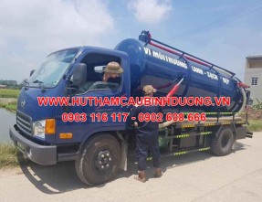 Dịch vụ hút hầm cầu Bến Cát uy tín với giá ưu đãi nhất hiện nay