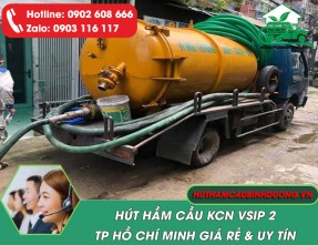 HÚT HẦM CẦU KCN VSIP 2 Giá Rẻ Nhất ✅ Phục vụ 24/24