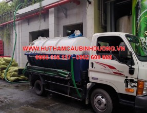 Dịch vụ hút hầm cầu uy tín giá rẻ tại Lai Khê - Bến Cát 