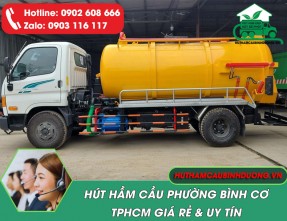 Hút Hầm Cầu Phường Bình Cơ – Xử Lý Nhanh, Sạch Sẽ, Tiết Kiệm