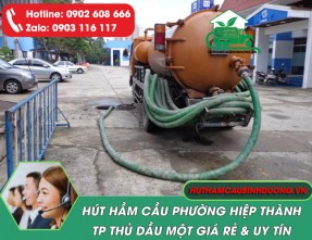 Hút Hầm Cầu Phường Hiệp Thành, Thủ Dầu Một uy tín – chuyên nghiệp – giá rẻ