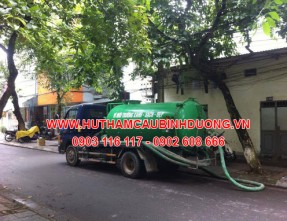 Dịch vụ hút hầm cầu uy tín giá rẻ tại xã Cây Trường II - Bàu Bàng