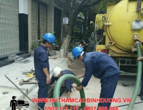 Chuyên hút hầm cầu giá rẻ với máy móc hiện đại tại KCN Cao Hòa Lợi