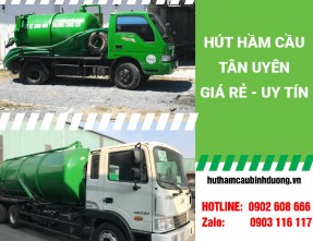 Dịch vụ hút hầm cầu Tân Uyên ✅ UY TÍN - GIÁ RẺ - CHUYÊN NGHIỆP