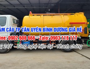 Hút Hầm Cầu Tân Uyên Giá Rẻ, Sạch 100%, Đảm Bảo Uy Tín
