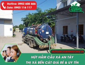 Hút Hầm Cầu Xã An Tây Giá Rẻ, Sạch 100%, Bảo Hành Dài Hạn