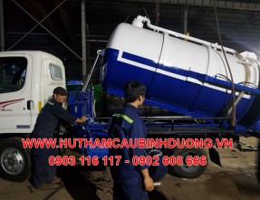 Dịch vụ hút hầm cầu, thông cống nghẹt Tân Uyên giá rẻ nhanh chóng nhất