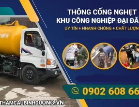 Dịch vụ thông cống nghẹt KCN Đại Đăng giá rẻ, chất lượng. Phục vụ 24/7