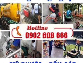 Thông cống nghẹt tại Mỹ Phước - Bến Cát ✅【GIÁ RẺ - UY TÍN】