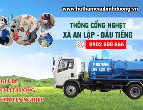 Thông cống nghẹt xã An Lập - Dầu Tiếng giá tốt, triệt để, chất lượng cao