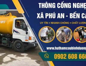Thông Cống Nghẹt Xã Phú An - Bến Cát ✅【Khảo Sát Miễn Phí】